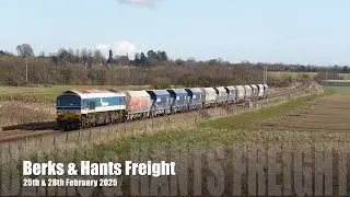 Berks & Hants Freight 25th & 28th Feb 2025 - 4K