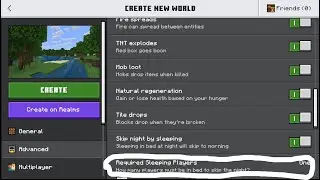 How to change number of players required to sleep in Minecraft bedrock