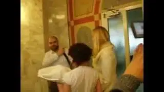 Выписка Ольги Гажиенко из роддома 20.04.2013