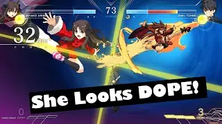 Miyako is the Baby Jam of Melty Blood! Melty Blood Type Lumina Reaction