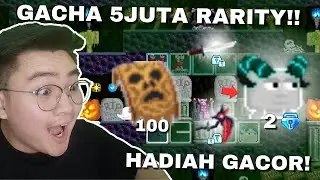 5 MILLION RARITY GACHA | 100 DARK TICKETS | 2 BGL PRIZES?! | Growtopia Halloween 2024