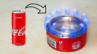 Alcohol burner from a can of Coca-Cola | DIY