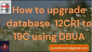 Oracle Database Upgrade from 12.1.0.2 Non Multitenant  to 19C Multitenant - part 1