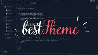 Vs Code's Best Theme For Dark Theme Lovers !