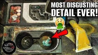 Filthy Interior Deep Cleaning | Interior Car Detailing ASMR Transformation