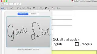 Adding your signature to any PDF or Image
