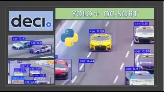 Real time Object detection and tracking with YOLO-NAS and OC-SORT
