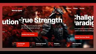 Samurai Fullscreen Carousel || Slider Revolution 6