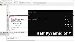 How to Print Star Pattern in C Programming 🔥🔥 | 