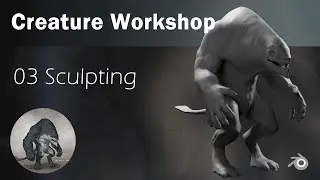 Blender Creature Workshop PART 03 SCULPTING [DEUTSCH]