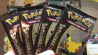 Pokémon celebrations pack opening