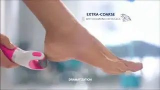 Amope Pedi Perfect Wet & Dry Rechargeable Foot File, Regular Coarse