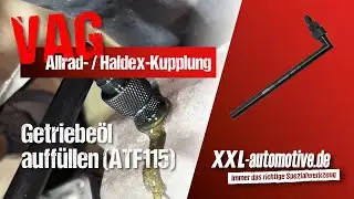 VAG Allrad-Kupplung (Haldex) befüllen mit Adapter ATF115