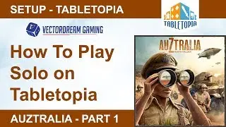 AuZtralia - How to Play Solo on Tabletopia Setup