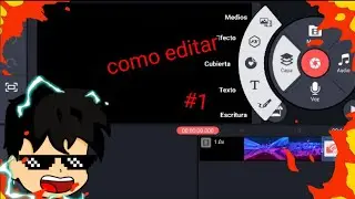 como editar en KineMaster/transiciones y cortes #1😮