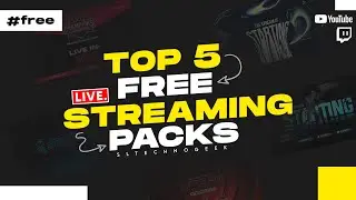 Best 5 animated streaming packs | Gaming and creative ( Free download )