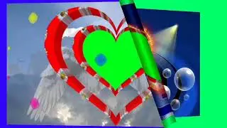 Wedding green screen album frame effect