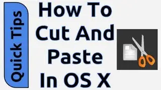 How To Cut and Paste in OS X