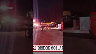 The Moment the Baltimore Bridge Collapsed😢 