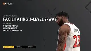 BEST LEBRON JAMES BUILD NBA 2K21 NEXT GEN (BEST FACILITATING 3-LEVEL 2 WAY)