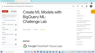 Create ML Models with BigQuery ML: Challenge Lab 