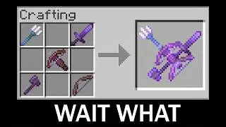Minecraft wait what meme part 25 (Crazy Crafting)