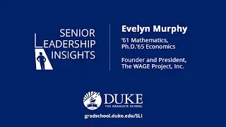 Evelyn Murphy: Senior Leadership Insights