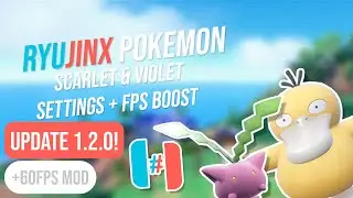 Ryujinx Pokemon Scarlet and Violet Settings + FPS BOOST + 60FPS mod!