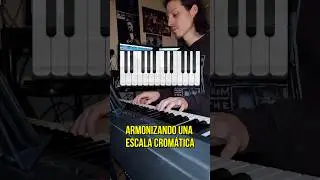 ARMONIZANDO UN BAJO CROMÁTICO #armonia #piano #fyp #parati #musica