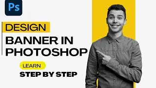 How to Create Banner Design in Photoshop 2024 - Urdu / Hindi