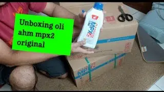 unboxing oli ahm mpx2 original begini nih #olimotor