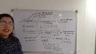 List Python | Extend method| How to add elements in existing list