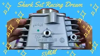 Pakai Block Besar Brand Shark Memang Tarbaik Bossku Moto EX5 Dream Wheelie Tayar Depan