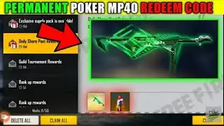 GARENA FREE FIRE FINAL DISIGAN FOR MP40 REDEEM CODE //Free fire redeem code kaise le ff redeem code