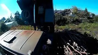 Вывоз мусора , снова срезка ( новая экшн-камера)