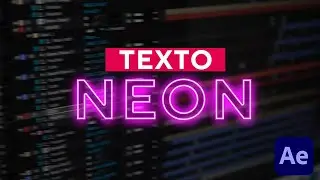 ✅ COMO CREAR TEXTO NEÓN en AFTER EFFECTS  😏