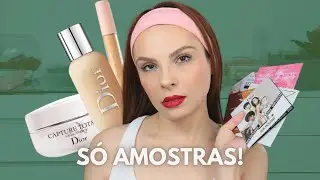 FULL FACE SÓ COM AMOSTRAS DE MAQUIAGEM!