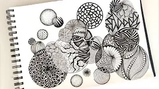 Zentangle patterns || Zentangle art || Zentangle || Doodle art || Zendoodle