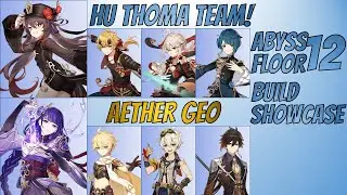 Spiral Abyss 2.3 Floor 12 | Raiden C3 Powered Geo Comp and Hu Tao Ft. Thoma | Genshin Impact