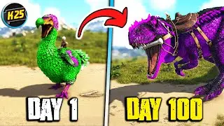 I Survived 100 Days in ARK Survival Evolved Modded, Ark Eternal😬