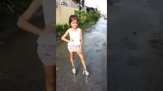 Little Girl Walking in High Heels - Stan Twitter