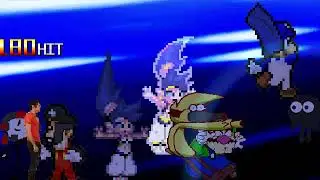 Mugen Request - Shantae (Me), Charles Calvin, Geo, and Anthony Padilla vs Team Mordecai
