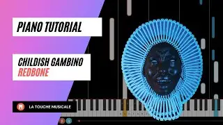 Redbone by Childish Gambino Piano Tutorial