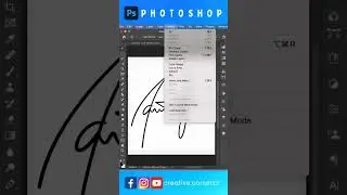 Digital Signature in Photoshop #graphicdesign #photoshop #digitalsignature