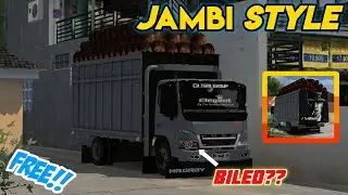 RILIS!!..SHARE LIVERY CANTER NDR VARIAN MOLEX MERAH JAMBI STYLE #bussid #modbussid