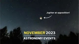 Don't Miss These 7 Astronomical Events in November 2023! | Jupiter opposition | Meteor Showers
