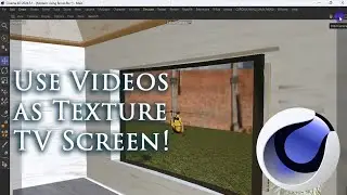 Cinema 4D: How To use Videos as Texture – Easy Media Mapping Tutorial!