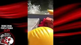 Falling Over in a Boat | Drunk People Doing Things Clips