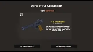 How To Craft The Lugermorph in TF2
