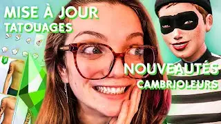 CAMBRIOLEURS, TATOUAGES et bien plus encore ! | Mise à Jour Sims 4 😵